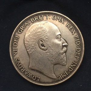 Edward V11 *1902* Kronen / britische Münzen / Rückzündung