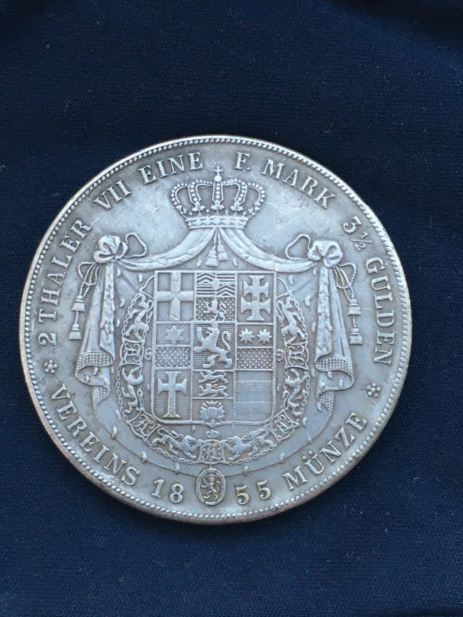 Bague Pièce De Monnaie 1 Thaler Prusse - En Argent, Neuf Avec étiquette, AntiqueCoinRings