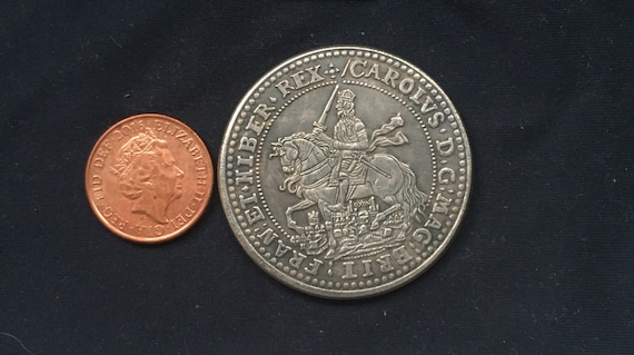 チャールズ1世 *1644年* オックスフォードクラウン - 英国コイン