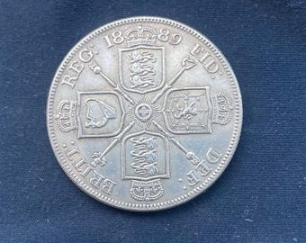 ヴィクトリア女王クラウンコイン *1888* ジュビリーヘッド - イギリス