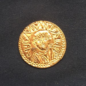 Wigmund Of York *837_854* Ad - Gold Solidus / Gold Effect - Old English Coins