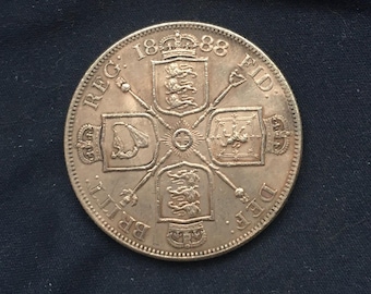 ヴィクトリア女王ダブルフローリン金貨 *1887年* ジュビリーヘッド