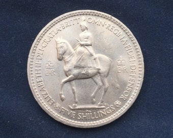 Stunning Elizabeth 11 *1953* Coronation Crown - Five Shillings / British Coins