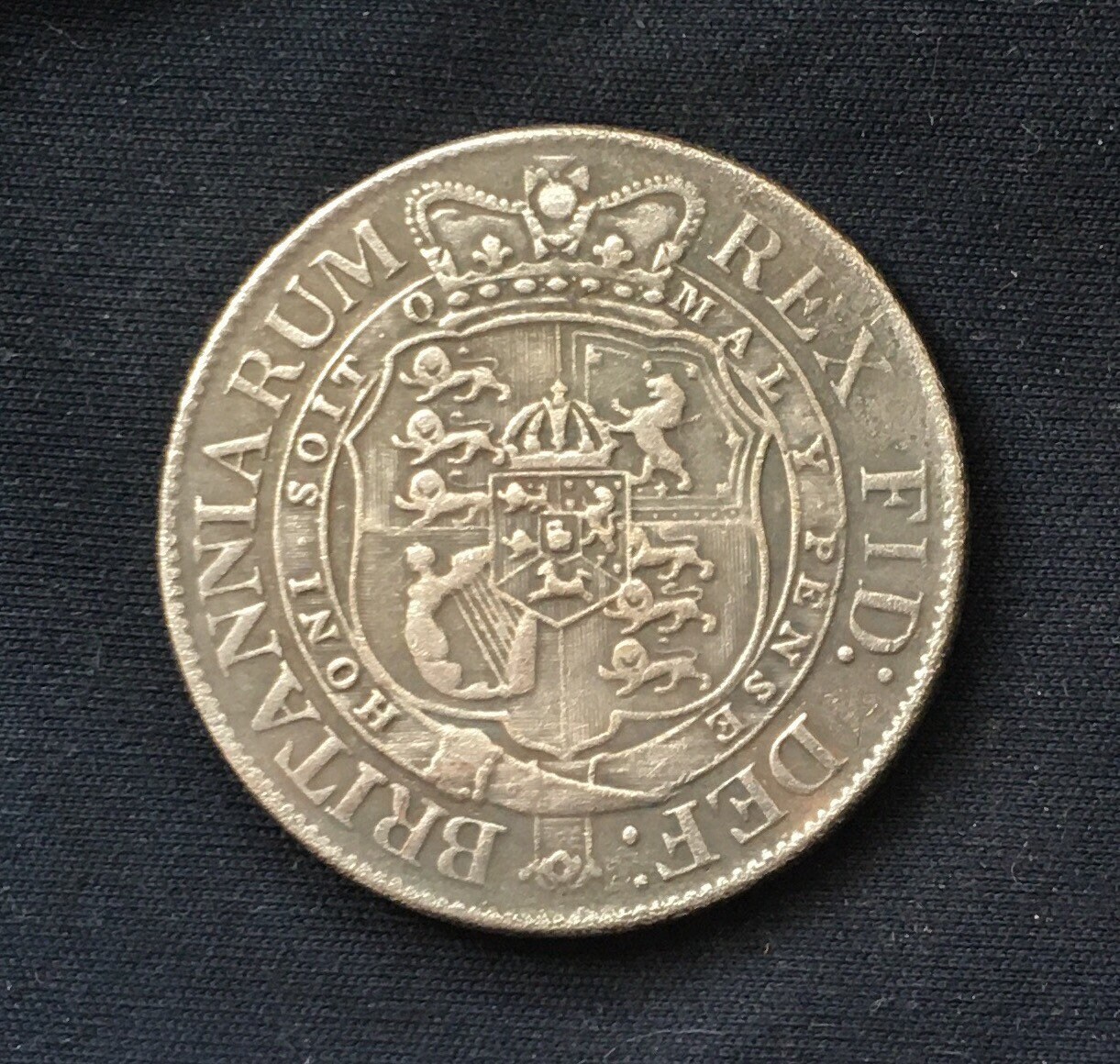 スプレンディッド・ジョージ 111 *1818* ハーフクラウン - 英国コイン / 再鋳造 - Etsy 日本