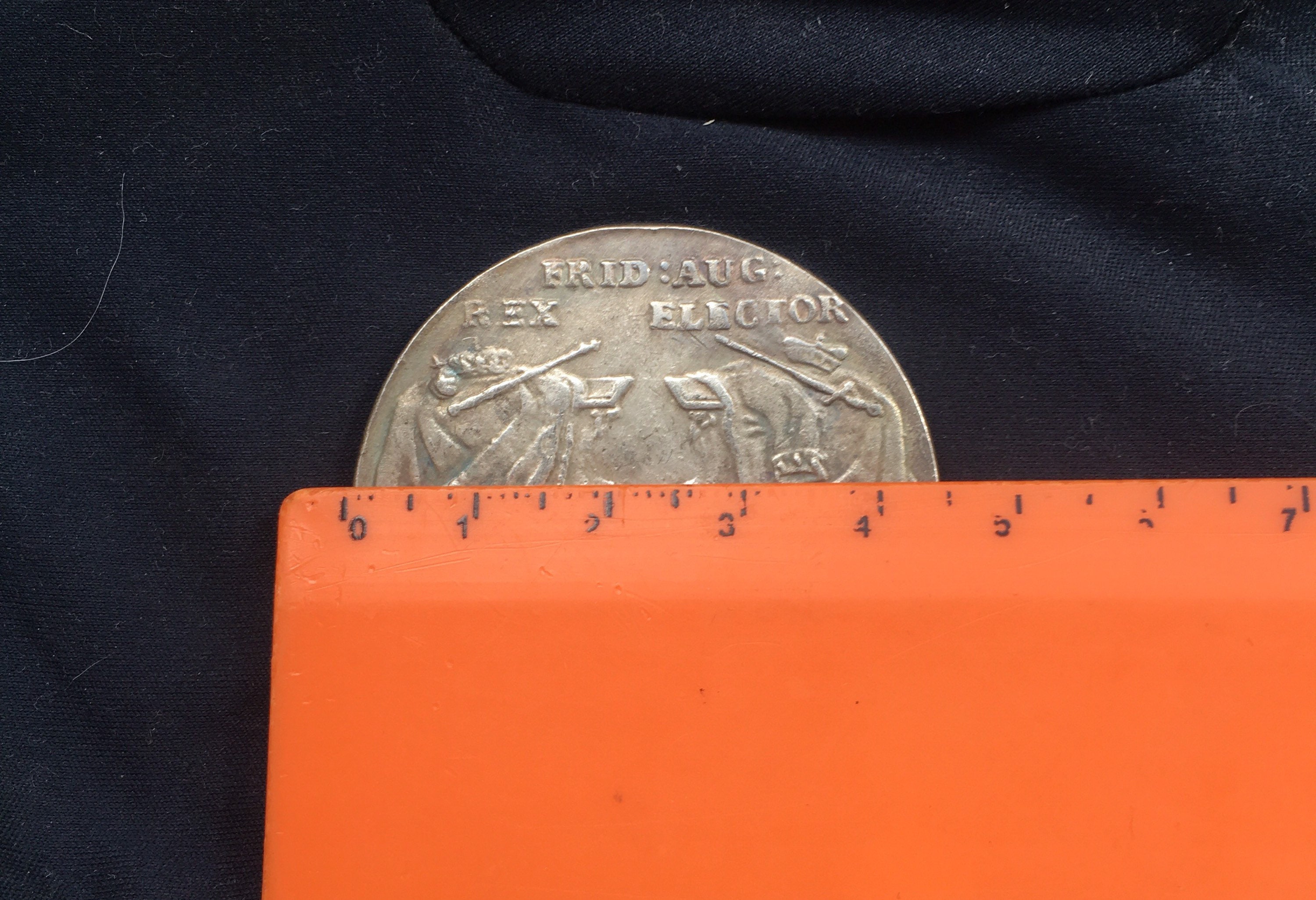 ドイツザクセンフリードリッヒ・アウグスト1世(1694〜1733)1ターレル銀貨