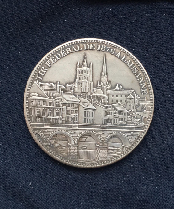 Pièce 5 Francs Suisse Tir Fédérale De 1876 à Lausanne - Collection