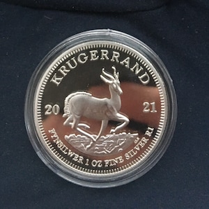 Stunning *2021* Krugerrand -Novelty Coin - Silver Effect / African Coins