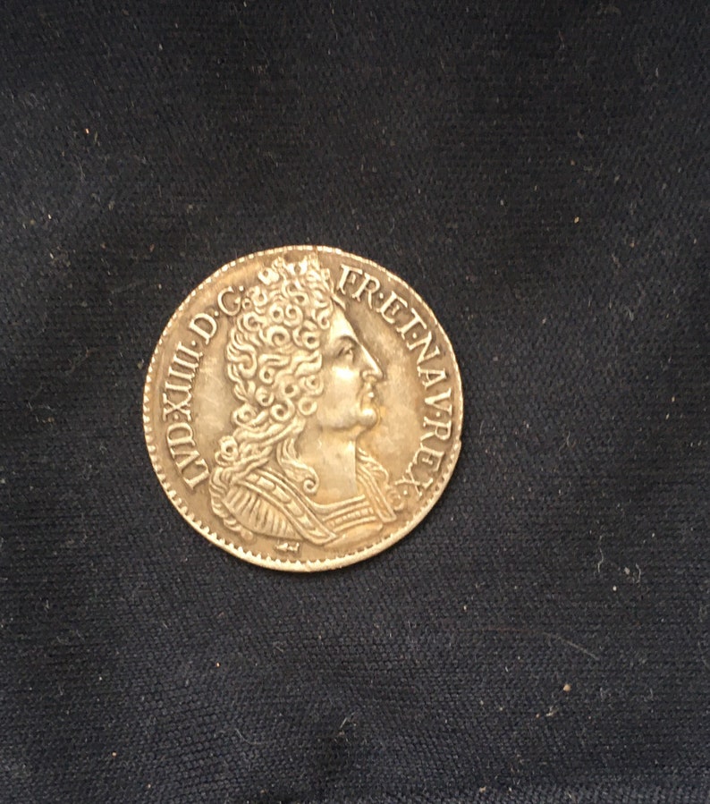 Splendid Louis X111 1711 French Coin / Sun King / restrike Etsy