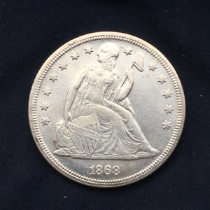 Seated *1868* One Dollar - United States Of America / Restrike
