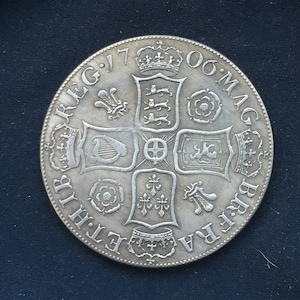 Queen Anne 1706 Crown - Old British Coins