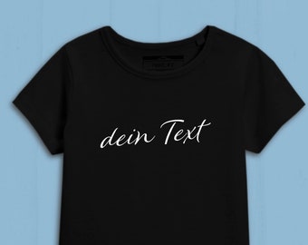 T-shirt personnalisé – chaque t-shirt est unique – 100 % coton, noir