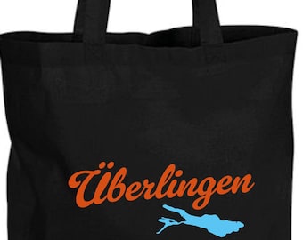 Bolsa de tela sostenible personalizada | Bolsa para despedida de soltero/a | Bolsa de la compra de 10 l | Regalo | Bolsa de tela negra de 38 x 42 x 10 cm con fuelle