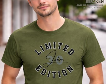 Camiseta, suéter, sudadera con capucha – Regalo de cumpleaños vintage personalizado – Unisex – 18 cumpleaños, diseño retro con nombre y fecha