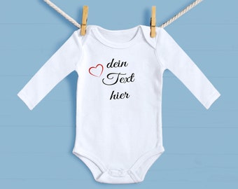personalisierter Baby Body – jeder Body ein Unikat –  Langarm – Kurzarm – Träger