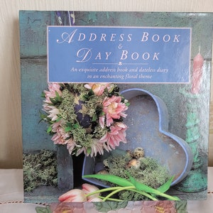 Vintage Floral Inspired Address & Day Book Gift Set