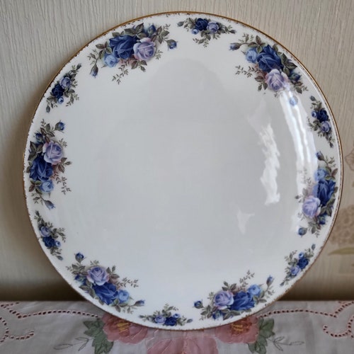 RARE Vintage Royal Albert 'Moonlight Rose' Gateaux / Cake Platter
