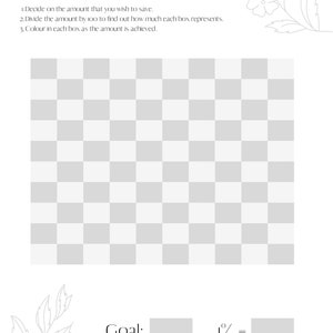 The 1% Savings Challenge - Saving Money Tracker