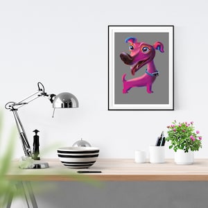 Custom Pet Portrait  Digital Art Personalized Cartoon Portrait by Photo Digital Illustration Download Ukrainian Art