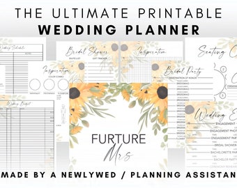 The Ultimate Wedding Planner - Sunflower Design