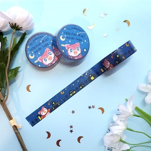 Animal Friends Celeste goudfolie washitape
