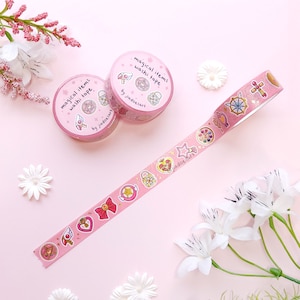 Zauberhaftes Mädchen Accessoires Goldfolie Washi Tape