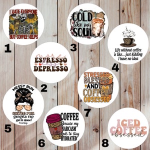 Coffee Cardstock Cutouts