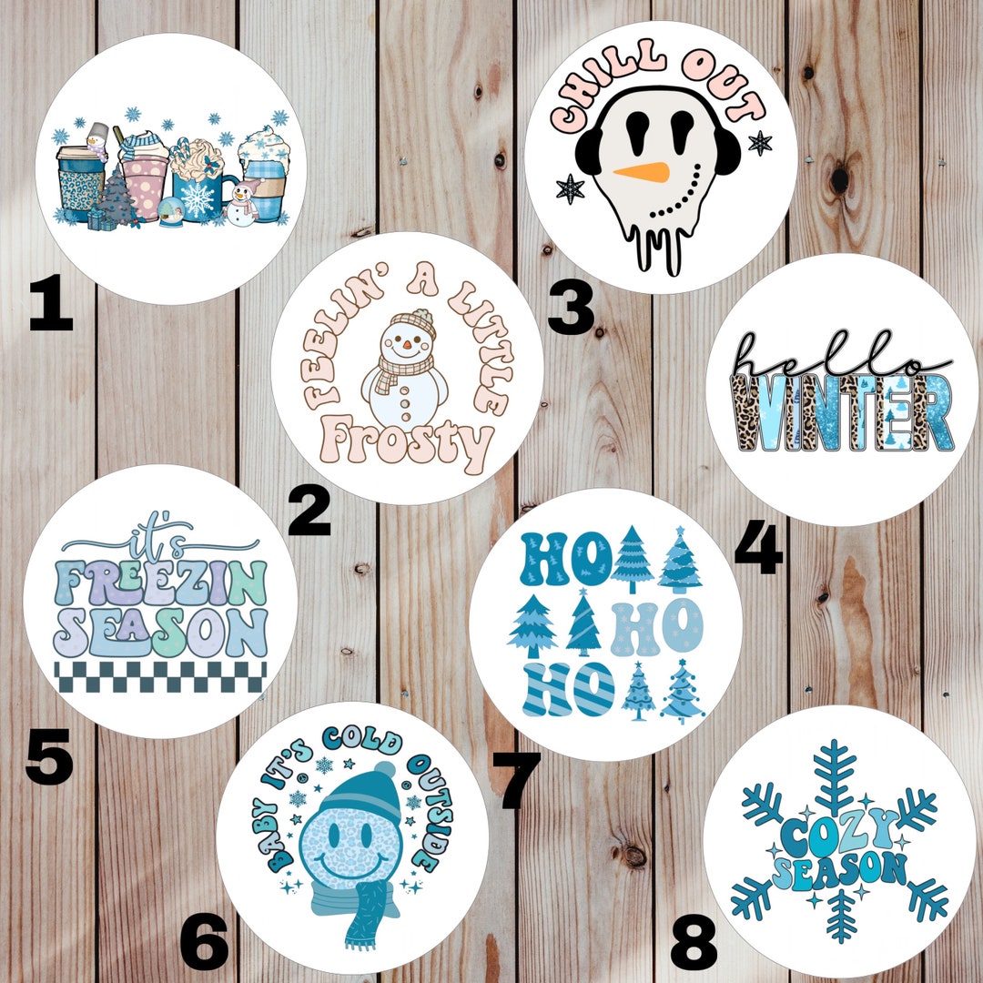 Winter Cardstock Cutouts Etsy