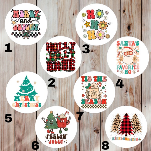 Retro Christmas Cardstock Cutouts