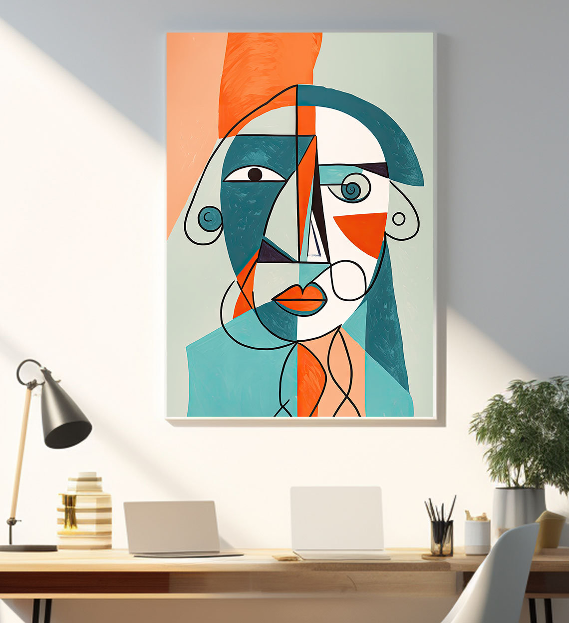 Abstract Painting Cubism Cubist Futurism PRINTABLE - Etsy