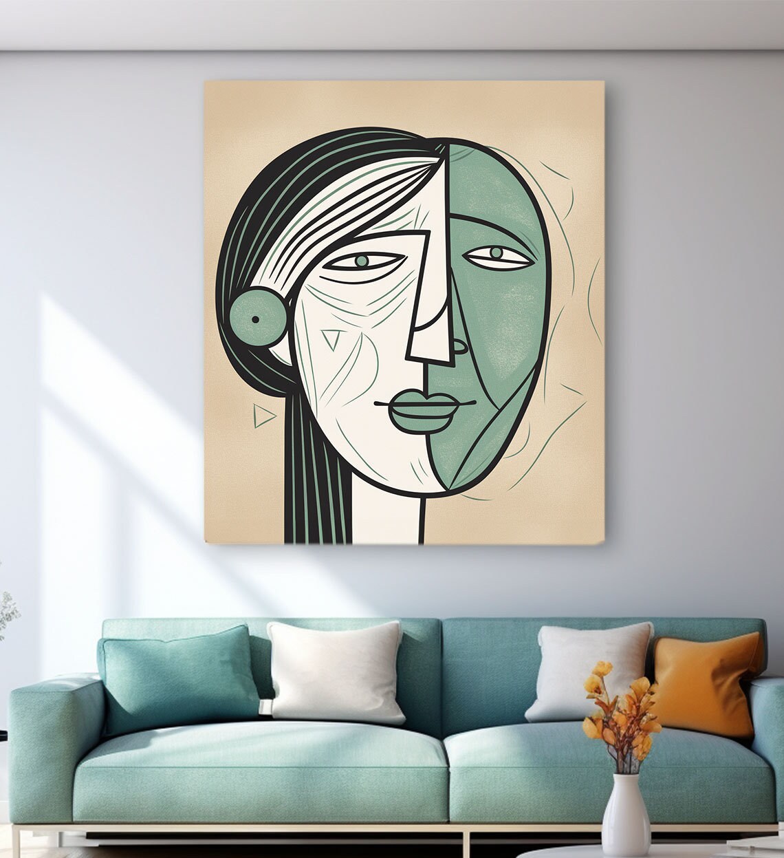 Abstract Painting Cubism Cubist Futurism PRINTABLE - Etsy