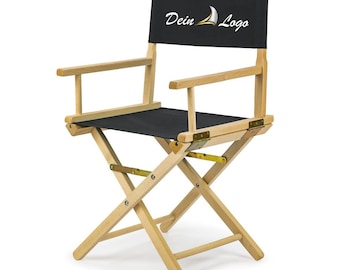 Chaise de réalisateur "Lotse" imprimée avec votre logo/motif