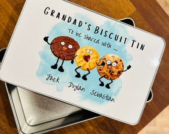 Personalised Gift for grandad | Dads Biscuits | Step Dad | Daddy’s gift | gifts for grandparents | Birthday gift | Christmas Gift | Personal