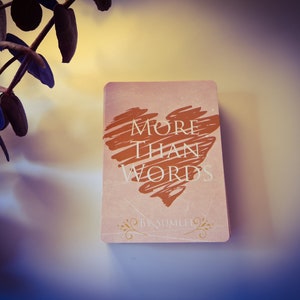 More Than Words/Positieve Affirmatiekaarten/Zelf gemaakt/Dagelijkse begeleiding