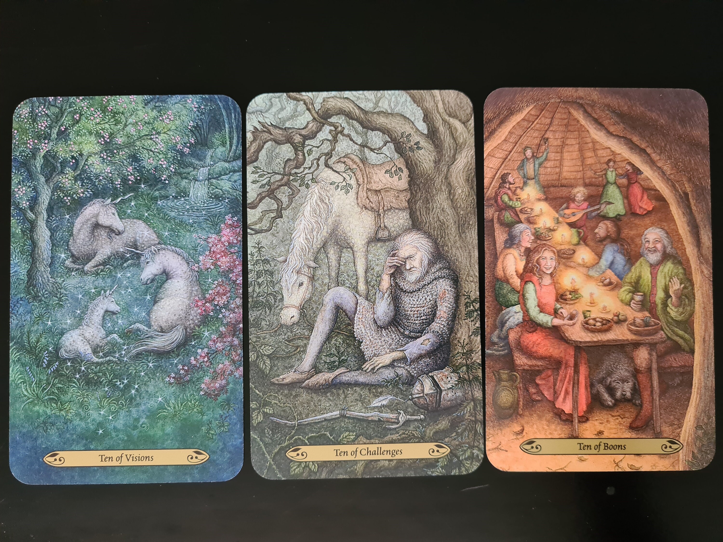 Enchanted Forest Tarot by Lunaea Weatherstone illustrated by Etsy