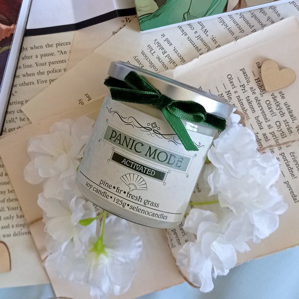 Panic mode activated - Bookish soy candle - SVSSS and Danmei Lovers - Home Decor