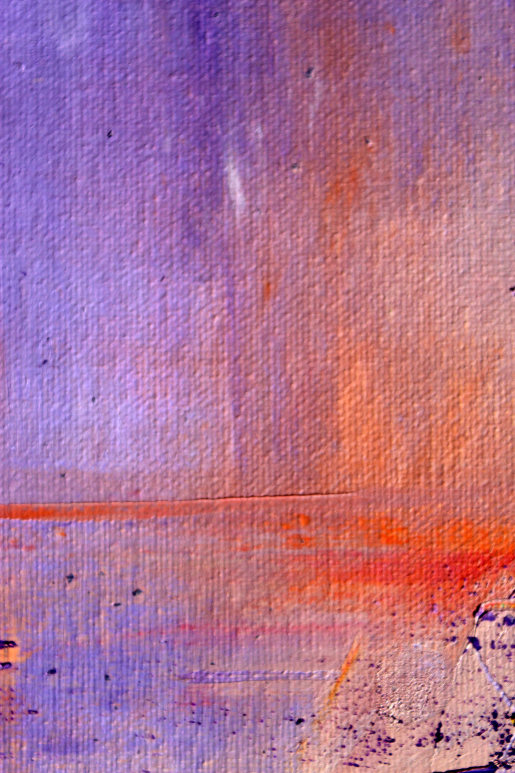 Purple Pink Abstract Art and Canvas Painting Print Etsy