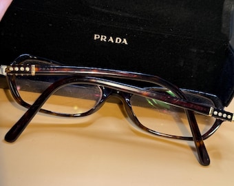 9 pairs designer glasses armani, prada, hugo boss, sigred olsen, reading prescription glasses vintage
