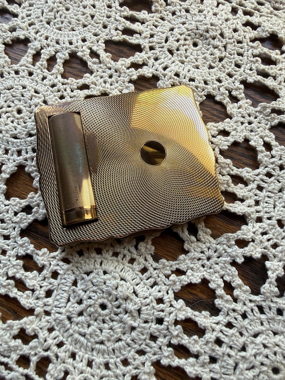 Vintage rectangular Stratton Compact made in Engl… - image 12