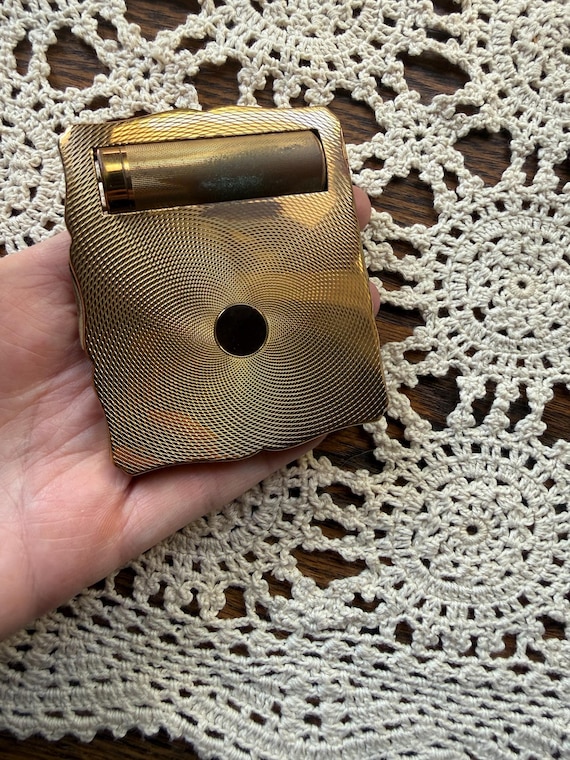 Vintage rectangular Stratton Compact made in Engl… - image 9