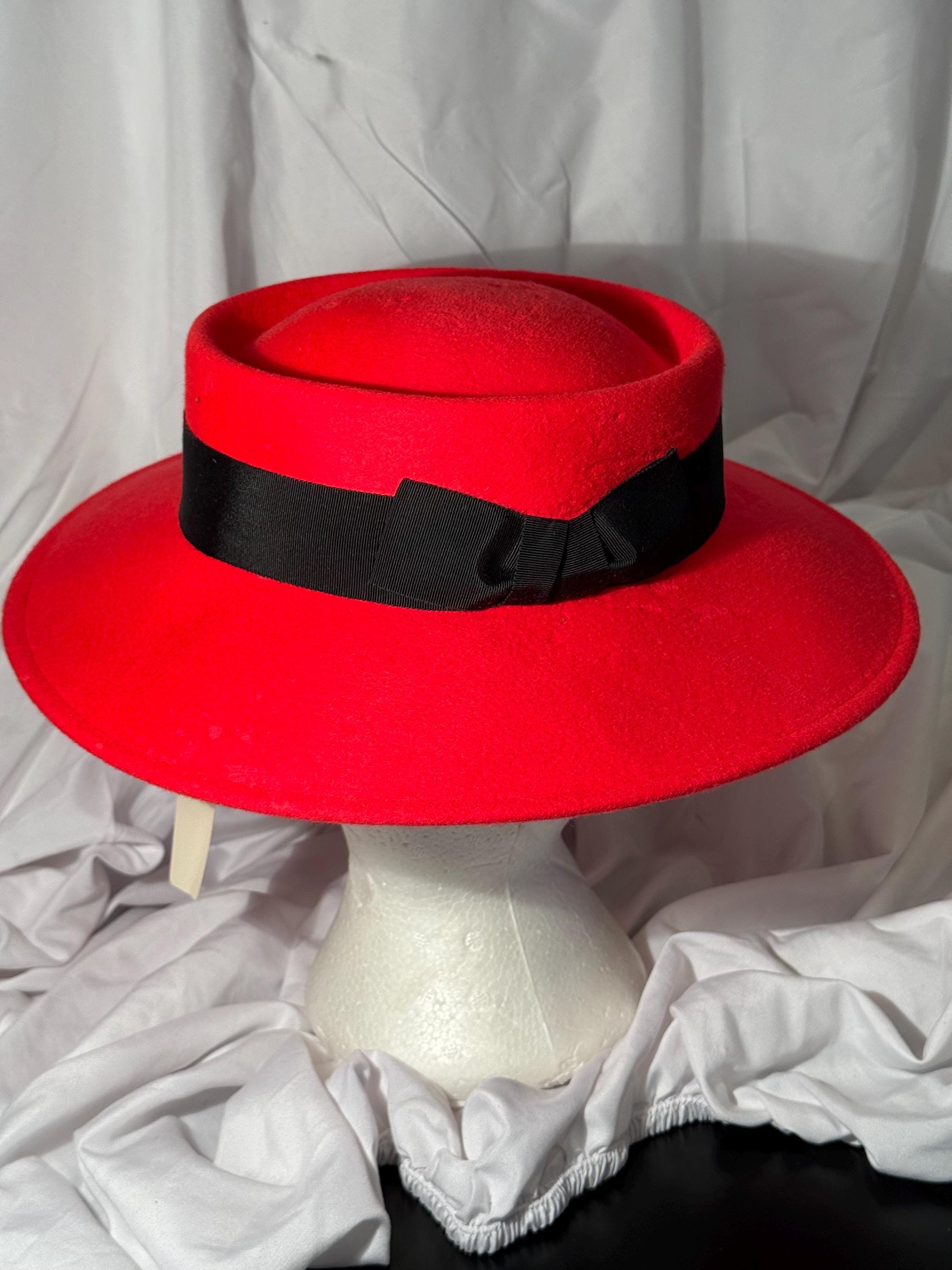 Vintage Halston 100% Wool Hat Saks Fifth Avenue Women’s Feather True Vintage 60s Happy 2nd birthday @olio.mpls! Being a part of Olio Vintage  main image 3
