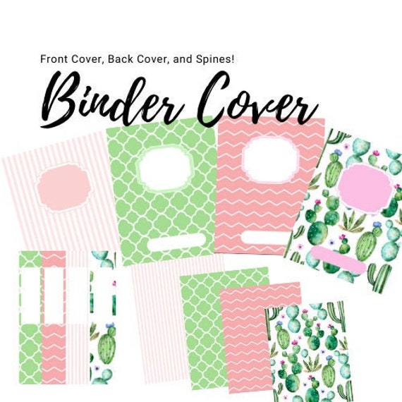Cactus Binder Cover : 13 Free Printable Cactus Binder Covers – BFEENA
