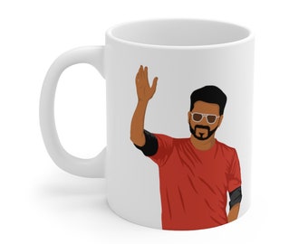 Vijay Mug | Tamil Cinema Mug, Tamil Gift Idea, Tamil Mug, Tamill Coffee Mug, Unique Tamil Gift Idea, Tamil Gift for, Cup Mukiyam Bigil