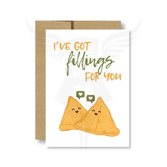 Samosa Fillings Funny Card Indian Food Pun Indian Greeting - Etsy Samosa Fillings Funny Card Indian Food Pun Indian Greeting - Etsy