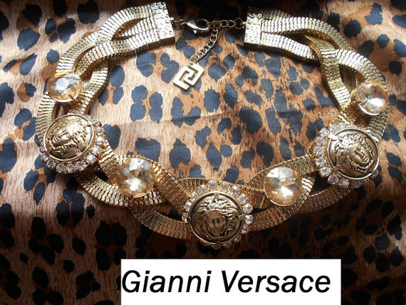 Gianni Versace e 1990 rare medusa iconic Versace