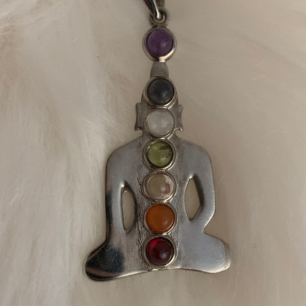 Buddha Chakra Pendant or Charm