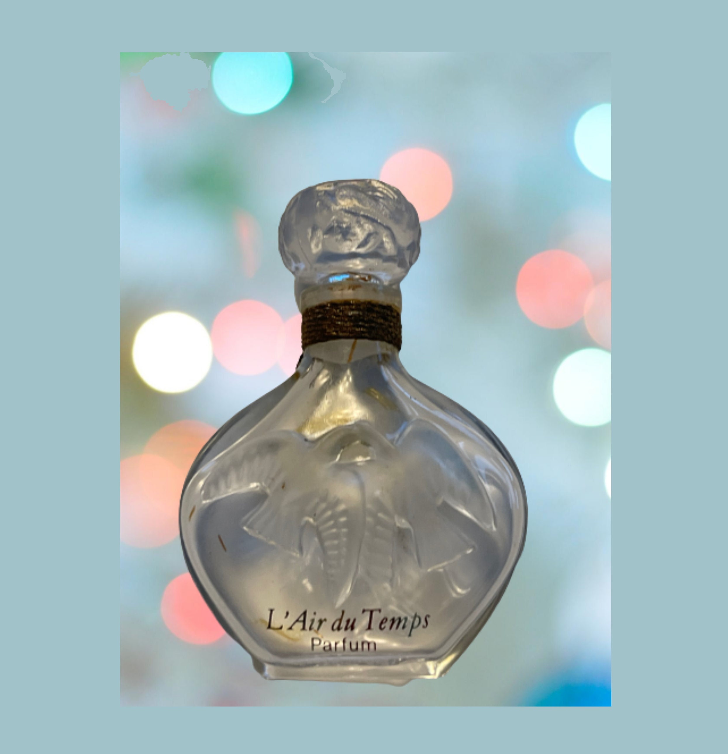 L'Air du Temps by Nina Ricci | Lalique | Empty  Splash Bottle | Vintage