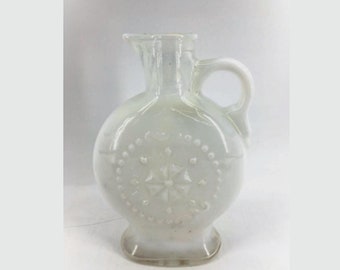 Jim Beam Milk Glass Pitcher | Vintage