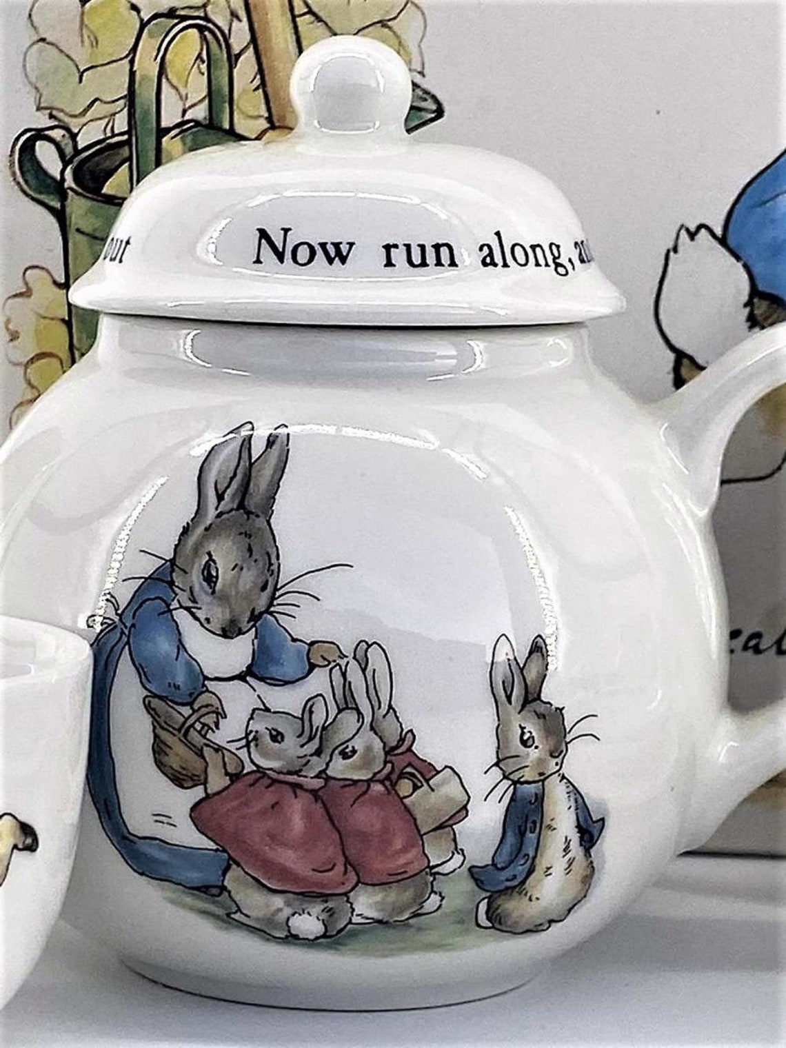 Peter Rabbit Wedgewood 10 Piece Tea Set Original Box Etsy