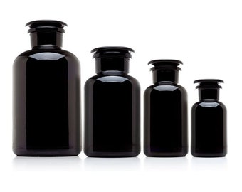 Apothecary Jar Violet Glass | 250 ml, 500 ml, 1 liter or 2 liter sizes available