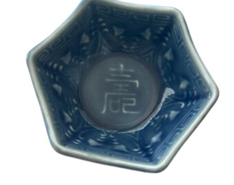 Qing Dynasty Blue Glazed Ceramic Bowl | Antique